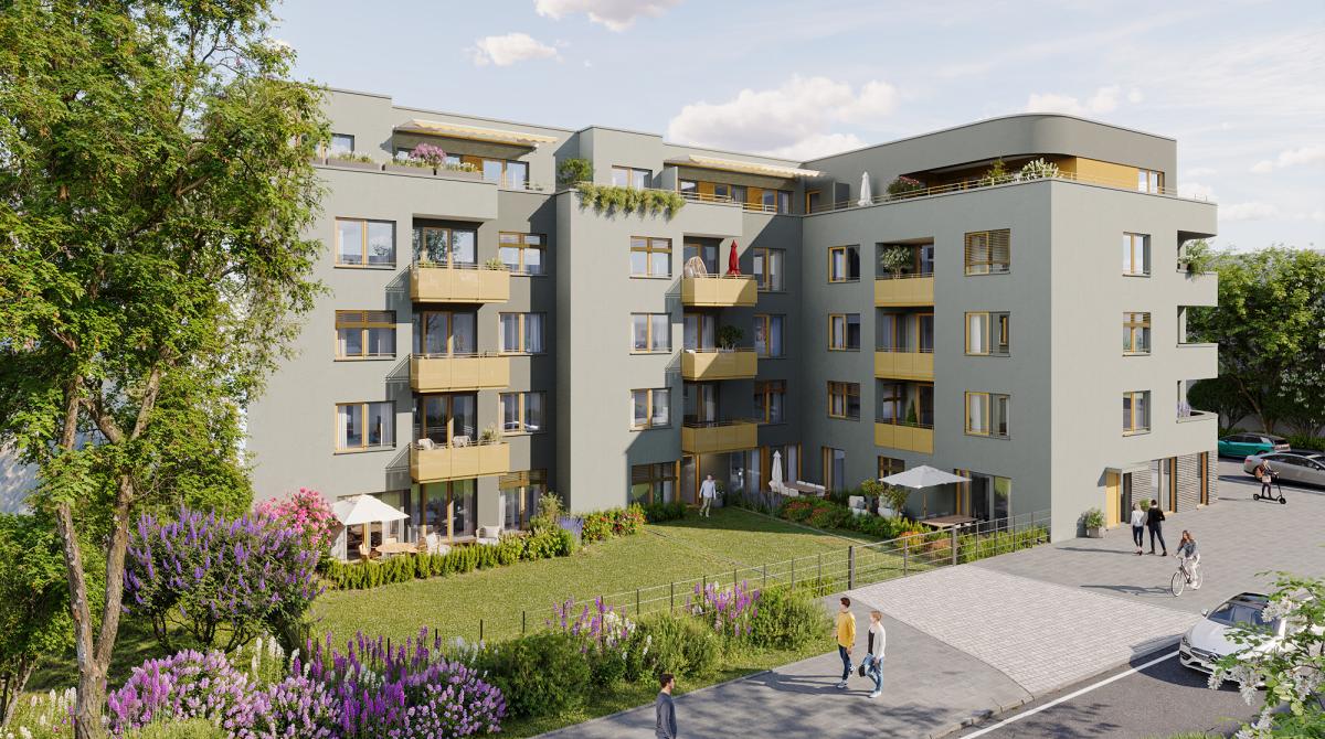 Ansicht von Süden (Oleanderstraße)